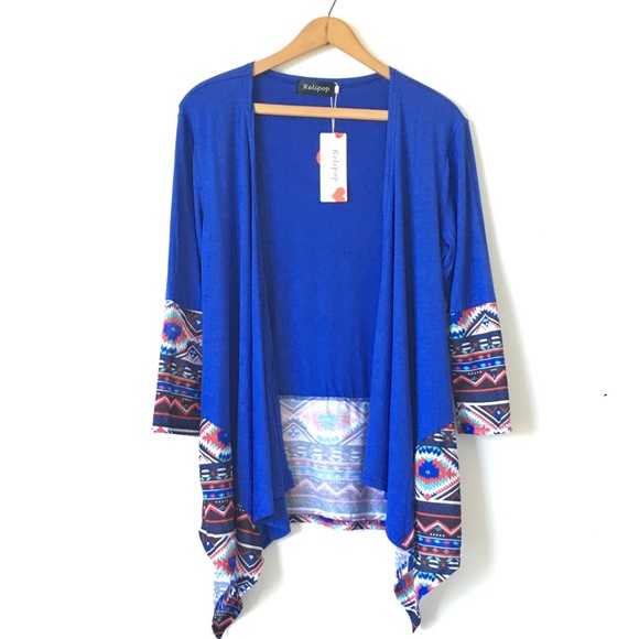 relipop Tops - FINAL SALE! NWT Aztec Print Cardigan